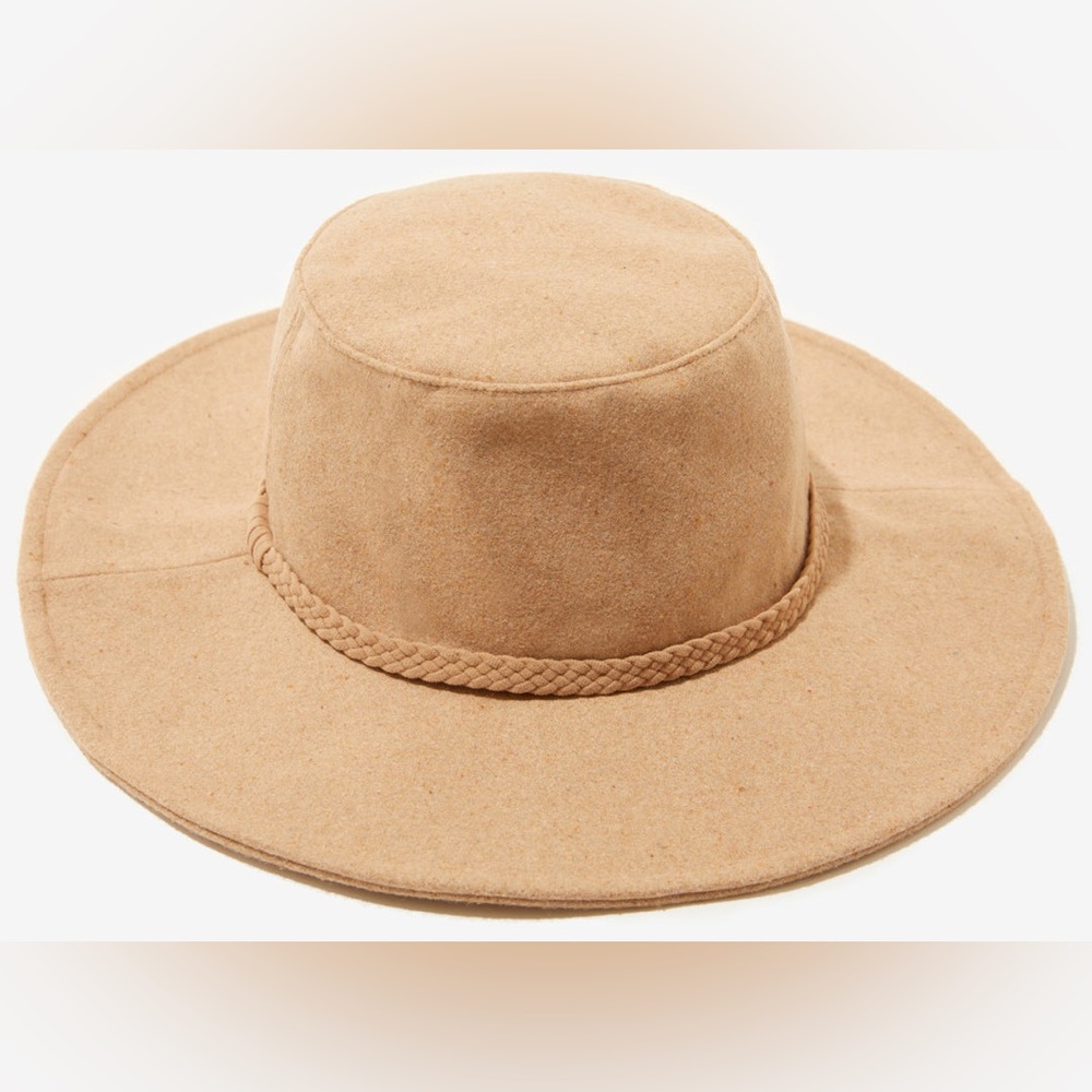 NWT ASN Harper felt wide rimmed hat - Picture 2 of 4